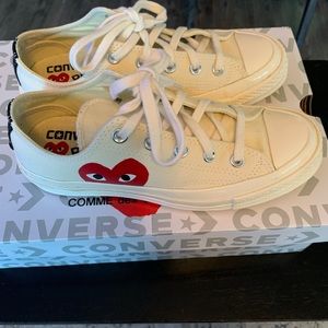 Comme Des Garcons PLAY x Converse Chuck Taylor Hidden Heart Low Top Sneaker